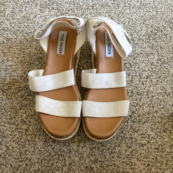 Steve Madden Shoes - Steve Madden Cream Strappy Sandals